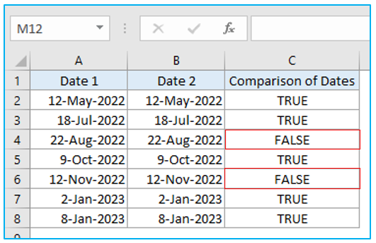 Compare two dates (greater or less than)