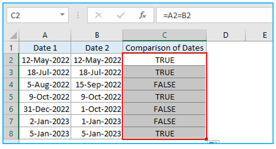 Compare two dates (greater or less than)