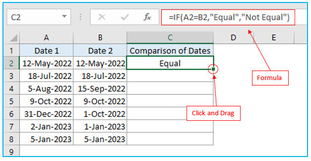 Compare two dates (greater or less than)