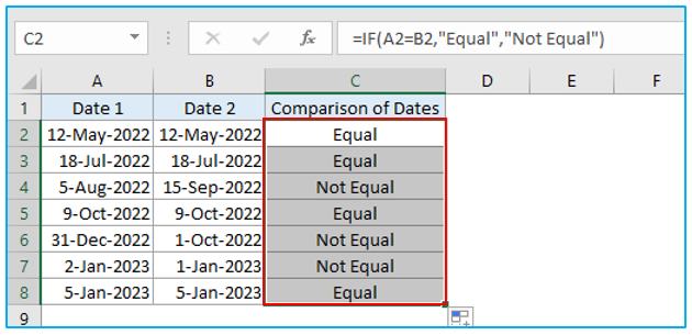 Compare two dates (greater or less than)