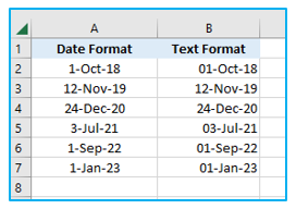 Convert Date to Text