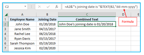 Convert Date to Text