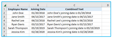 Convert Date to Text