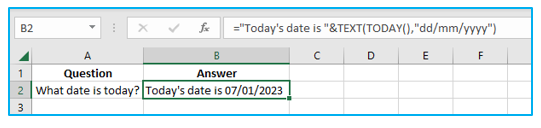 Convert Date to Text