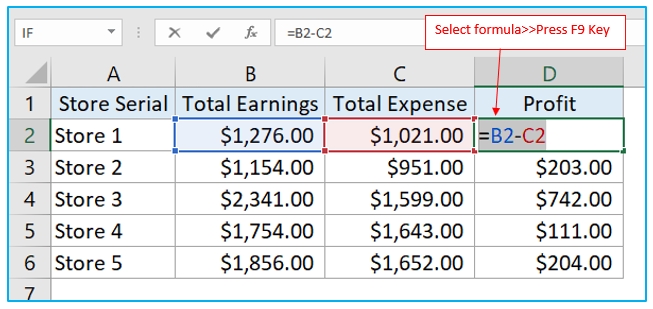 Convert formulas to values