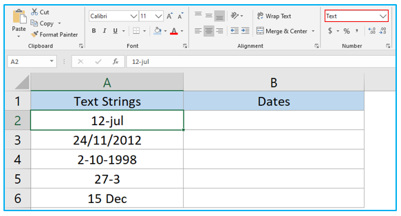 Convert serial number to date and text to date