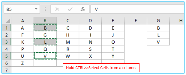Copy and Paste Multiple Cells in Excel