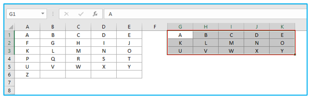 Copy and paste multiple cells