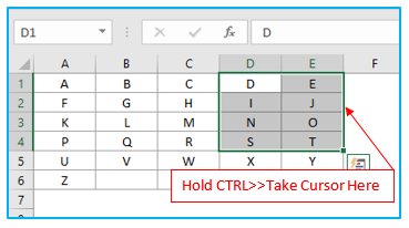 Copy and paste multiple cells