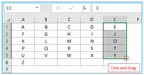 Copy and paste multiple cells