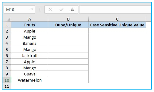 Count Unique Values and Distinct Values