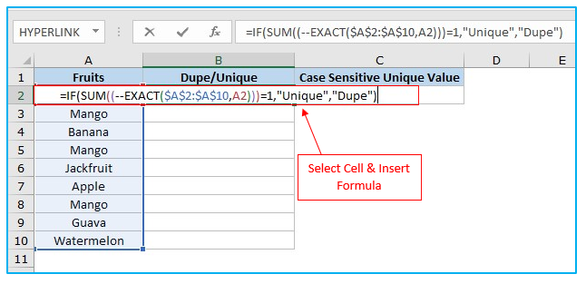 Count Unique Values and Distinct Values