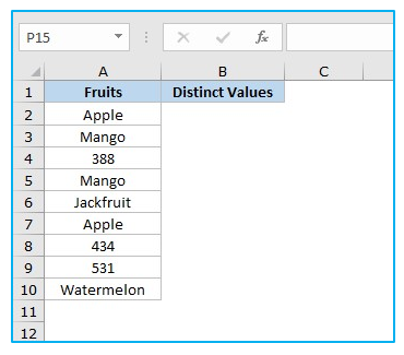 Count Unique Values and Distinct Values