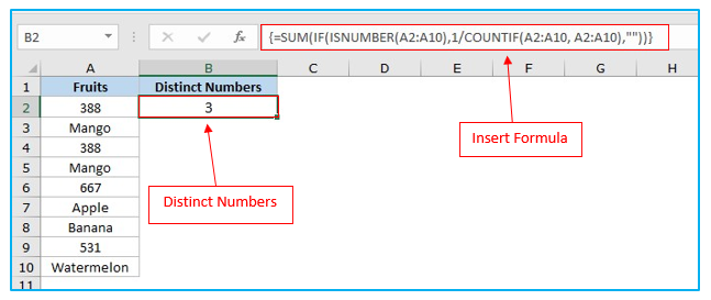 Count Unique Values and Distinct Values