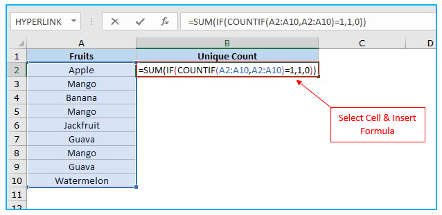 Count Unique Values and Distinct Values