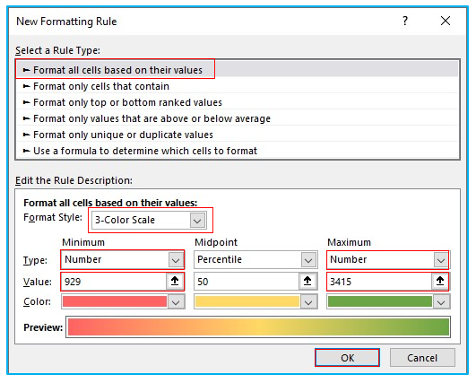 Heat Map in Excel