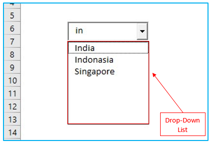 Searchable Drop Down List in Excel