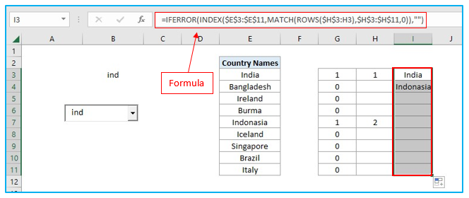 Create Searchable Drop-Down List