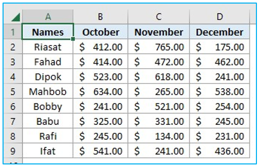 Create Data Entry Form in Excel