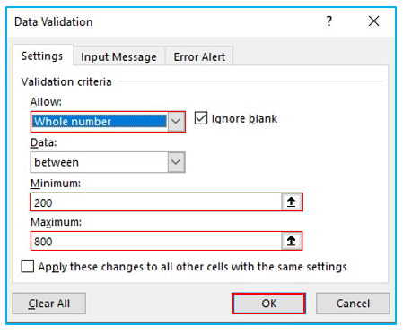 Create data entry