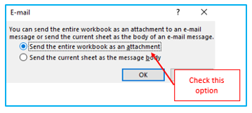 Email from Excel Sheet