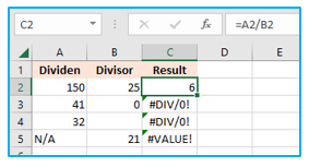 Excel IFERROR Function