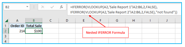 Excel IFERROR Function