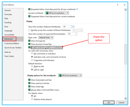 Excel worksheet won't open