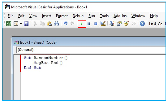 Generate Random Number in Excel