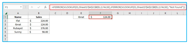 IFERROR with VLOOKUP Replace #NA Error