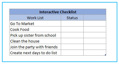 Insert checkbox in Excel for interactive Checklist, To Do list and Report