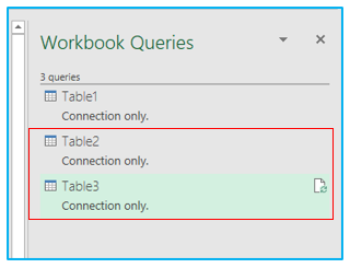 Merge two or more tables