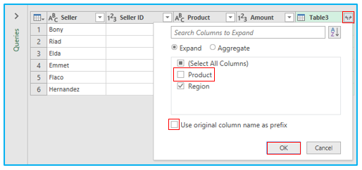 Merge Two or More Tables in Excel