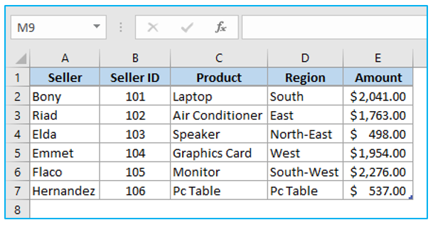Merge Two or More Tables in Excel