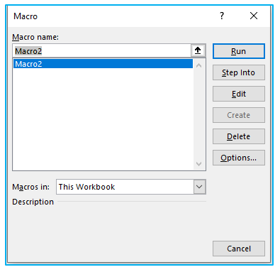 Remove Macro