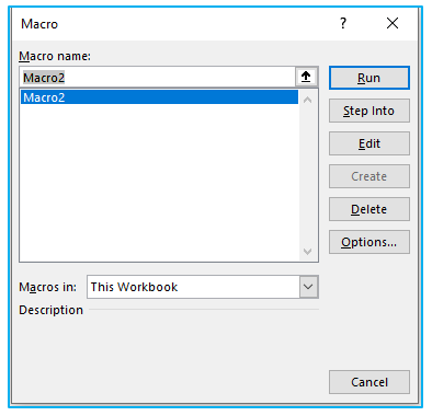 Remove Macro