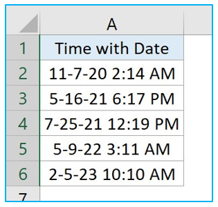Remove the time from a date