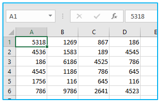 Select Multiple Cells and Non-adjacent Cells