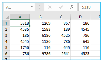 Select Multiple Cells and Non-adjacent Cells