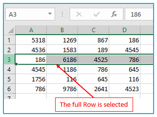 Select Multiple Cells and Non-adjacent Cells