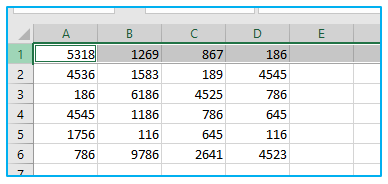 Select Multiple Cells and Non-adjacent Cells