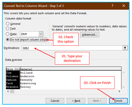 Sort in excel by row