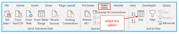 Sort in excel by row