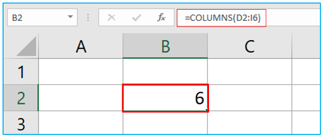 COLUMN Function in Excel