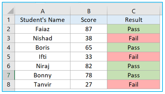 Count Colored Cells in Excel