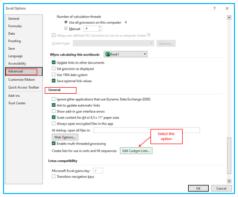 Create a Custom List in Excel