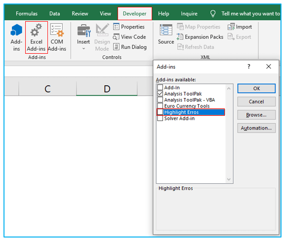 Create and install Excel Add In