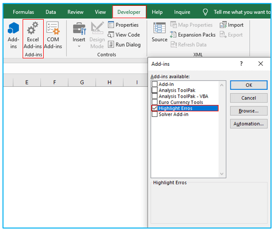 Create and install Excel Add In