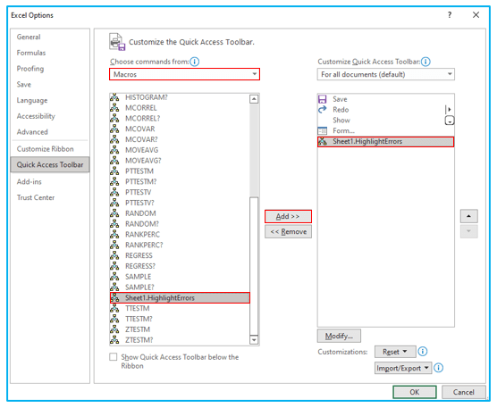 Create and install Excel Add In