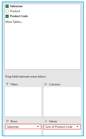 Display text in Pivot Table value area